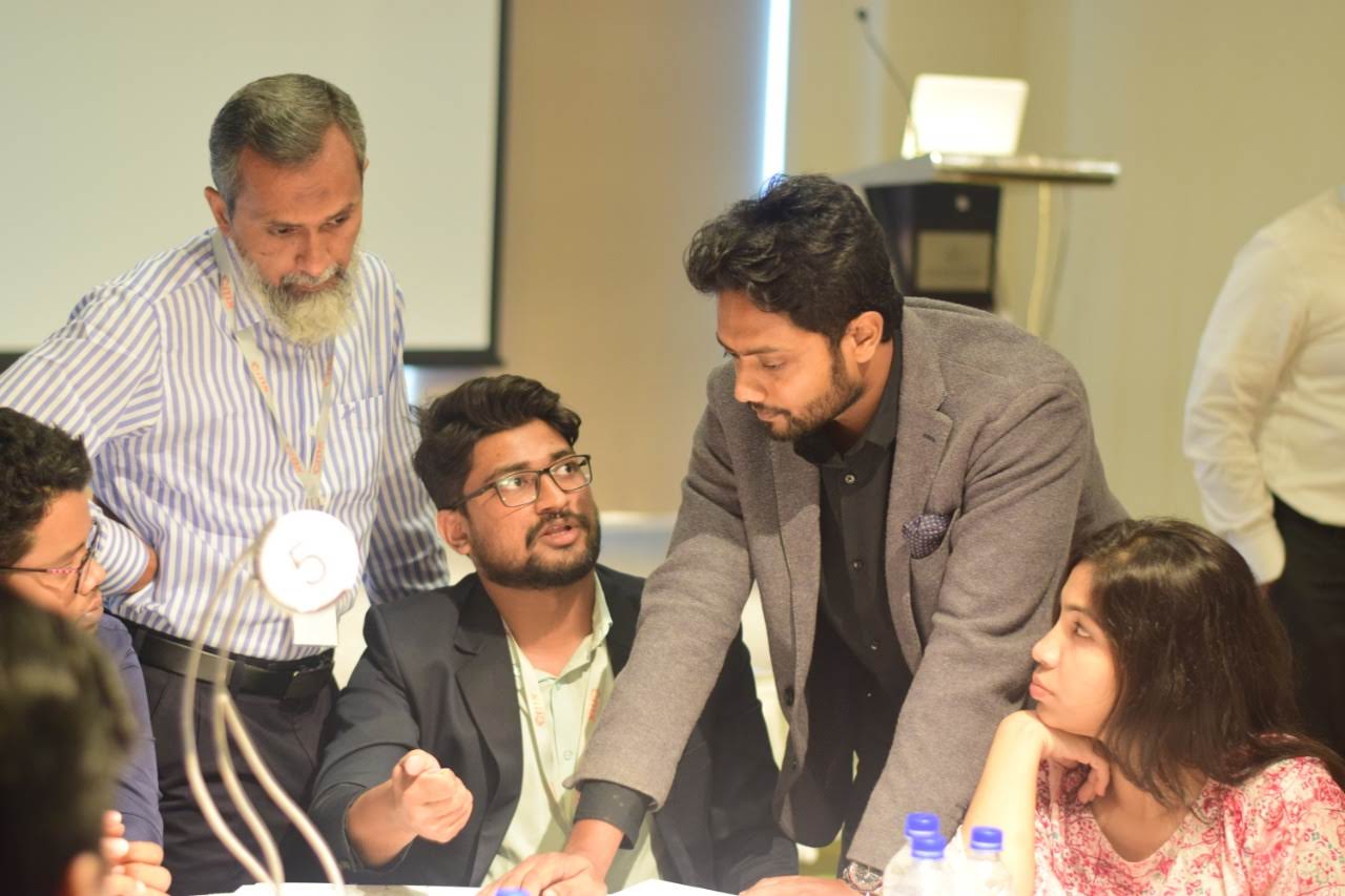 Team working together 1