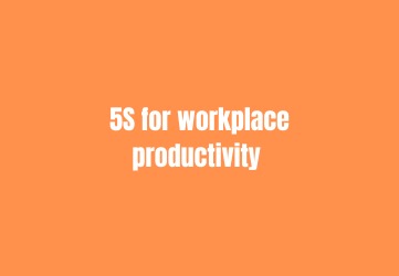5S for Workplace Productivity