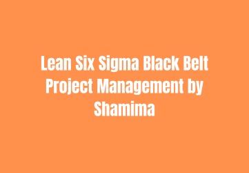 Lean Six Sigma Black Belt Project Management